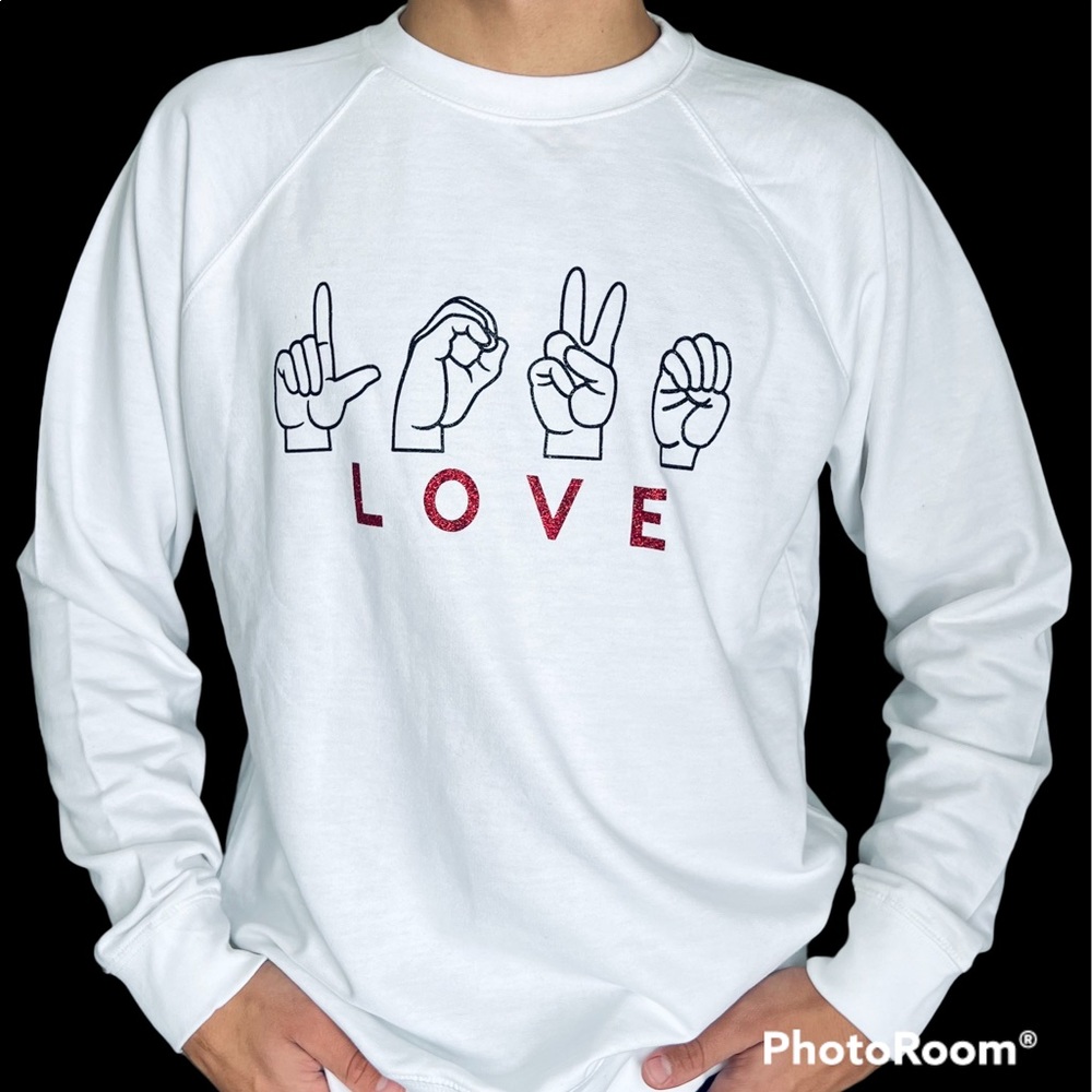 LOVE ASL Sweatshirts inspired by Kate ❤️